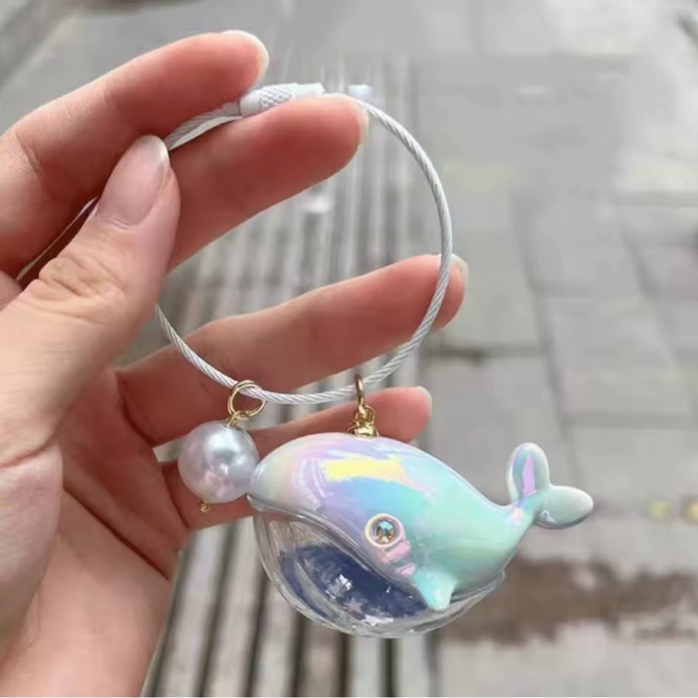Cute Whale Keychain Bag Accessories